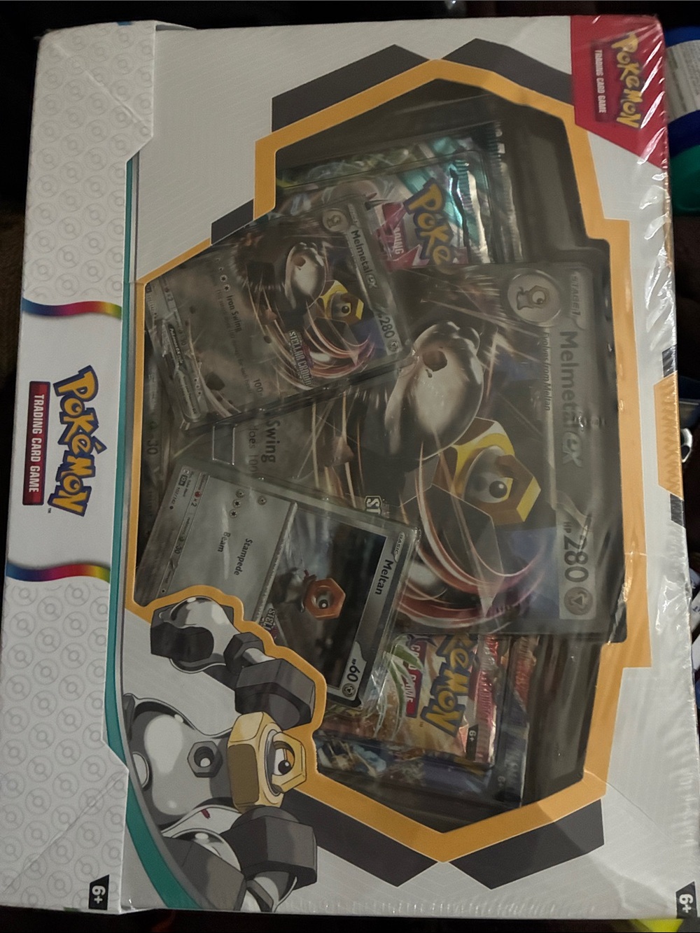 Pokémon TCG Melmetal-GX Box Set - White, Yellow, Black Artwork